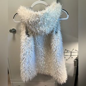 Girls Splendid Faux-fur Hooded Vest